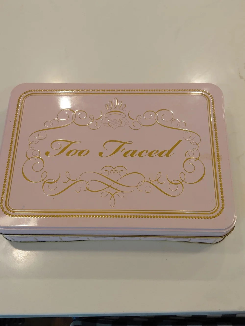 Too Faced Pink and Gold Complete Makeup Tin.....NEW